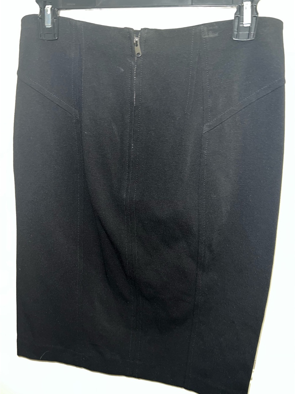 Ann Taylor Black Pencil Skirt with Subtle Seaming - Picture 2 of 3